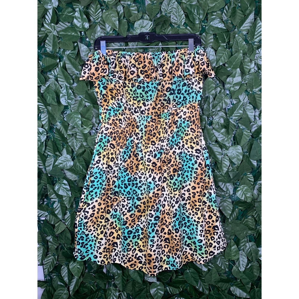 Leopard Print Spring Dress